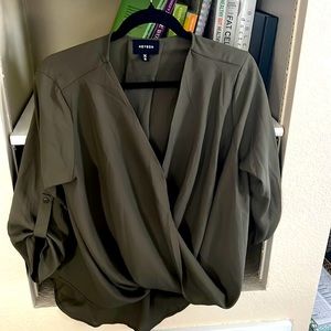 Olive green dress shirt size small